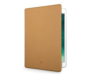 Twelve South SurfacePad for iPad Pro 10.5" | Ultra-slim luxury leather cover + display stand (camel)