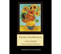 Twelve Sunflowers: Van Gogh cross stitch pattern