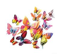 Twelve Unique Butterflies in this Decorative Sticker Set Transform Your Child's Space Today ()