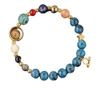 Twelve Zodiac natural stone bracelets, blue marble, red and blue malachite, lapis lazuli, drawing stone, turquoise, men and women, Mother's Day, Christmas, birthday gifts (Libra(9.23-10.23))