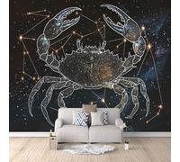Twelve Zodiac Signs Photo Wallpaper Cancer Wallpaper Wall Mural 300 × 256 cm / 118" × 100.7" - Non-Woven Wall Mural 3D Art Print Bedroom Living Room Decoration Poster