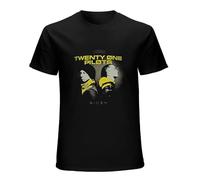 Twenty 21 One Pilots Funny T-Shirt Mens Unisex Black Tees L