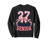 Twenty 27 Senior Pink Bow Class of 2027 Graduation Sweatshirt
