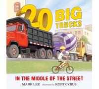 Twenty Big Trucks in the Middle of the Street