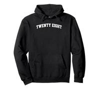Twenty Eight 28 Year Old 28th Birthday College Style Pullover Hoodie