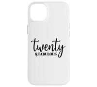 Twenty & Fabulous, 20 Years Old For Women Her, 20th Birthday Case for iPhone 14 Plus