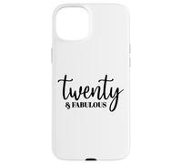 Twenty & Fabulous, 20 Years Old For Women Her, 20th Birthday Case for iPhone 15 Plus
