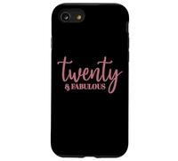 Twenty & Fabulous, 20 Years Old For Women Her 20th Birthday Case for iPhone SE (2020) / 7 / 8