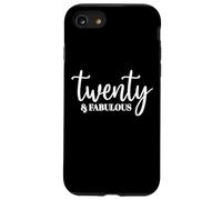 Twenty & Fabulous, 20 Years Old, For Women Her 20th Birthday Case for iPhone SE (2020) / 7 / 8