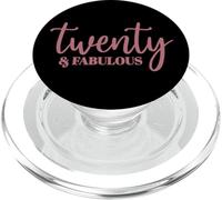 Twenty & Fabulous, 20 Years Old For Women Her 20th Birthday PopSockets PopGrip for MagSafe