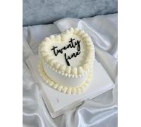 Twenty Fine Cake Topper Charm - Black Acrylic 20th Birthday Bling Cake Topper, Cheers to 20Years Happy Birthday Party Favor Supplies, Photo Decoration Props