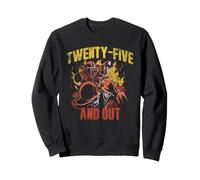 Twenty-Five And Out Retired Firefighter Fireman Fire Dept Sweatshirt