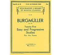 Twenty-Five Easy And Progressive Studies Op 100: Schirmer Library of Classics Volume 500 Piano Solo