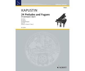 Twenty-Four Preludes and Fugues op. 82 Band 2 Nikolai Kapustin Book [Softcover]
