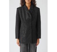 TWENTY FOURHAITCH Single-Breasted Blazer with Crystals and Shawl Collar - Size: 38 - female
