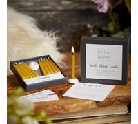 Twenty Minute Candles with Affirmation Cards. 12 x Twenty Minute Candles with a Ceramic Holder for Relaxation, Meditation, Mindfulness and Well-Being
