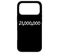 Twenty One Million Bitcoin Total Supply Crypto 2100000 BTC Case for iPhone 17 Pro Max