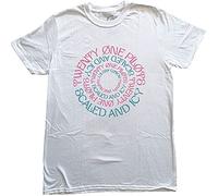 Rock Off Trade T-Shirt Twenty One Pilots Scaled and Icy Circular Band Logo Official Men's White