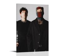 Twenty One PilotsWaterproof Posters Wall Art Posters Waterproof Home Printing Moisture-proof Easy to Install And Fade ResistantFrame-style20x30inch(50x75cm)