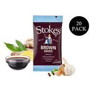 Twenty Pack of Stokes Real Brown Sauce Sachet 32g - FREE NEXT DAY DELIVERY