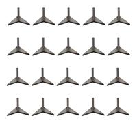(Twenty packs) Portable Tire Puncture Spikes Heavy-Duty Stainless Steel Triangle