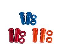 Twenty Rim Lock Nuts Orange Orange