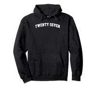 Twenty Seven 27 Year Old 27th Birthday College Style Pullover Hoodie