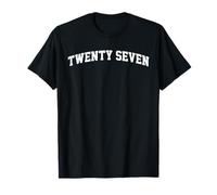 Twenty Seven 27 Year Old 27th Birthday College Style T-Shirt