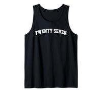 Twenty Seven 27 Year Old 27th Birthday College Style Tank Top