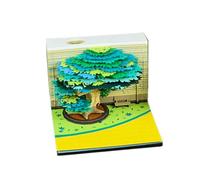 Twenty Six Creative Paper Sculpture Planner Spring Jungle Theme Weekly Plan Pad and Decorative Writing Materials Present Six Weekly Planner