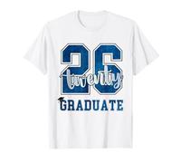Twenty Six Graduate Class of 2026 Blue Senior Graduation T-Shirt