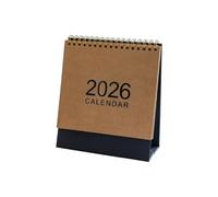 Twenty Six Professional Work Calendar Simplistic Framework Arrangement Reinforced Stand Structure for Yearlong Scheduling Efficiency Easy Page Desk Calendar Six Workplace