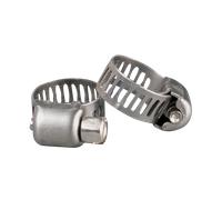 Twenty Stainless Steel Hose Clamps 6-13mm