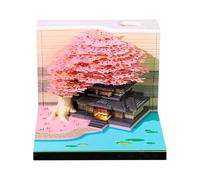 Twenty Twenty Six Recyclable Weekly Scheduler Three-dimensional Blossomy Arrangement Note Notebook With LED Lighting Special Tear Immune Light Second Learners Teachers Tall Specialty Paper