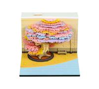 Twenty Twenty Six Weekly Planner with Spring Jungle Paper Sculpture Calendar Multifunctional Pad for Desk Deck and Present Concept Spring Jungle Desk Deck