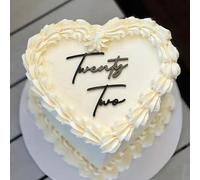 Twenty Two Cake Topper - Happy 22th Birthday Cake Decor - Cheers to 22 Years Birthday Party Decorations,22th Anniversary Party Supplies