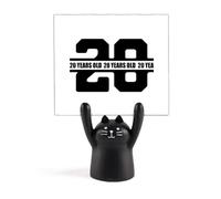 Twenty Years Life Art Deco Fashion Memo Holder Cartoon Black Cat Stand Decoration