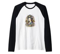 Twentynine Palms Japanese Art Tuggies Rub Tug Design Raglan Baseball Tee