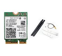 Tweovnai Network Card PCB AX211NGW+Dual Antenna WiFi 6E M.2 Key E CNVio2 2.4Ghz/5Ghz 802.11Ac Bluetooth 5.2 Adapter