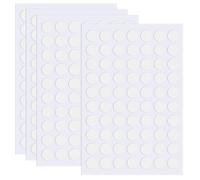 Tweozek 280 Pcs Double Sided Sticky Dots, 20mm Traceless Removable Adhesive Pads for Wall Decor DIY Arts No Damage Transparent Stickers Poster Strips Photo Wall Use (280, 20MM)