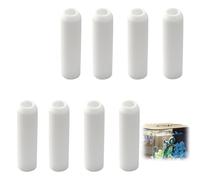 Tweozek 8 Pack Air Stone for Biorb Aquariums, Flow/Halo Series, Fish Tank Air Stone, Aquarium Filter Accessories, Cylinders Aquarium Air Stone Fit Freshwater & Saltwater Aquariums (White)