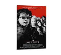 TWERGWG The Lost Boys Posters Wall Art Canvas Aesthetic Poster Vintage Music And Movies Decorative Painting for Living Room Bed Room 08x12inch(20x30cm) Frame-style