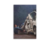 TWERGWG Wolf Of Wall Street Lamborghini Countach Posters Wall Art Canvas Aesthetic Poster Vintage Music And Movies Decorative Painting for Living Room Bed Room 12x18inch(30x45cm) Unframe-style