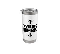 Twerk Here Stainless Steel Insulated Tumbler