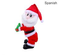 Twerking Santa Claus,Booty Shaking Santa Dancing Santa Claus Animated Santa Claus Dancing Musical Christmas Toys for Kids Spanish Song