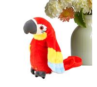 Twerking Talking Parrot, Record Repeat Toy, Repeating Doll with 8 Inches Height, Educational Sensory Play Toy for Nursery, Daycare, Travel, Christmas Party, Birthday, Bedtime, Backyard, Multicolor