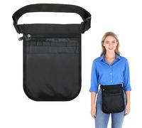 Tweruna Server Money Belt, Restaurant Waitress Apron Money Pouch, Utility Adjustable Apron Bag, Server Belt Pouch Tool Bag for Waiter Waitress Restaurant Gardening Nursing