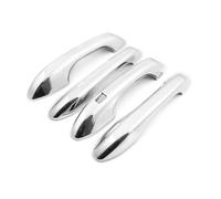 TWEUYCFGV Side Door Handle Frame for Hyundai Creta Hyundai Ix25 Cantus 2020-2022 Chrome Carbon Fiber Car Door Handle Cover(Carbon Fiber)