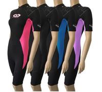 TWF Ladies 3mm Titanium CIC Shortie Wetsuit - Size 20 Lilac
