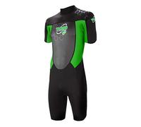 TWF Men's Turbo Shortie Wetsuit - Green, Medium